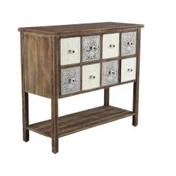Brown Wood Farmhouse Cabinet by Litton Lane