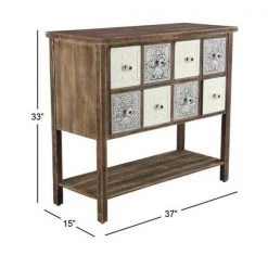 Brown Wood Farmhouse Cabinet by Litton Lane -Outlet Litton Lane Store brown litton lane accent cabinets 42971 76 1000