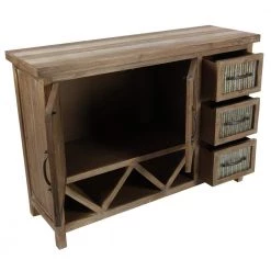 Brown Wood Farmhouse Cabinet by Litton Lane -Outlet Litton Lane Store brown litton lane accent cabinets 47968 1d 1000