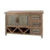 Brown Wood Farmhouse Cabinet by Litton Lane