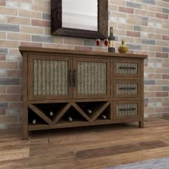 Brown Wood Farmhouse Cabinet by Litton Lane -Outlet Litton Lane Store brown litton lane accent cabinets 47968 fa 1000