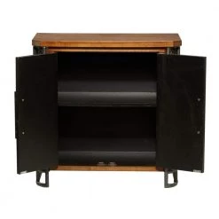 Brown Industrial Wood Cabinet by Litton Lane -Outlet Litton Lane Store brown litton lane accent cabinets 68641 4f 1000