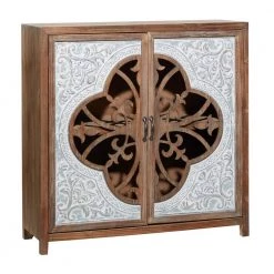 Brown Farmhouse Wood Cabinet by Litton Lane