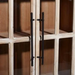 Brown Wood Farmhouse Cabinet by Litton Lane -Outlet Litton Lane Store brown litton lane accent cabinets 77931 44 1000