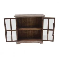 Brown Wood Farmhouse Cabinet by Litton Lane -Outlet Litton Lane Store brown litton lane accent cabinets 77931 77 1000