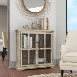 Brown Wood Farmhouse Cabinet by Litton Lane -Outlet Litton Lane Store brown litton lane accent cabinets 77931 d4 1000