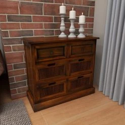 28 in. x 31 in. x 13 in. Brown Wood Traditional Storage Unit by Litton Lane -Outlet Litton Lane Store brown litton lane accent cabinets 90628 44 1000