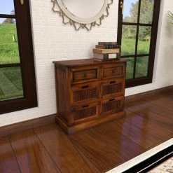 28 in. x 31 in. x 13 in. Brown Wood Traditional Storage Unit by Litton Lane -Outlet Litton Lane Store brown litton lane accent cabinets 90628 4f 1000