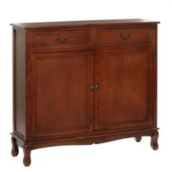 Brown Wood Traditional Cabinet by Litton Lane