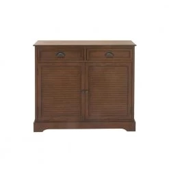 Brown Wood Traditional Cabinet by Litton Lane