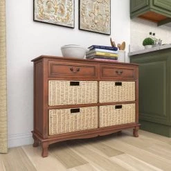 Brown Wood Traditional Storage Unit by Litton Lane -Outlet Litton Lane Store brown litton lane accent cabinets 96379 44 1000