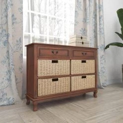 Brown Wood Traditional Storage Unit by Litton Lane -Outlet Litton Lane Store brown litton lane accent cabinets 96379 4f 1000