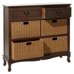 Brown Wood Traditional Storage Unit by Litton Lane -Outlet Litton Lane Store brown litton lane accent cabinets 96379 77 1000