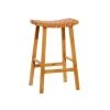 18 in. Brown Rustic Wood Stool by Litton Lane -Outlet Litton Lane Store brown litton lane bar stools 35891 64 1000