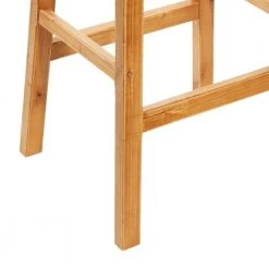 18 in. Brown Rustic Wood Stool by Litton Lane -Outlet Litton Lane Store brown litton lane bar stools 35891 fa 1000