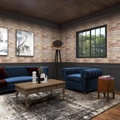 17 in. Brown Leather Traditional Stool by Litton Lane -Outlet Litton Lane Store brown litton lane bar stools 64780 d4 1000