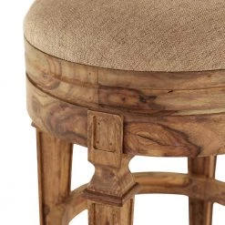 26 in. Brown Wood Rustic Counter Stool by Litton Lane -Outlet Litton Lane Store brown litton lane bar stools 66122 44 1000