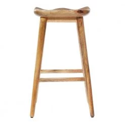 17 in. Brown Mango Wood Contemporary Bar Stool by Litton Lane -Outlet Litton Lane Store brown litton lane bar stools 80609 66 1000