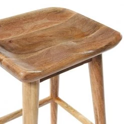 24 in. Brown Mango Wood Contemporary Counter Stool by Litton Lane 18 24 in. Brown Mango Wood Contemporary Counter Stool by Litton Lane -Outlet Litton Lane Store brown litton lane bar stools 80611 a0 1000