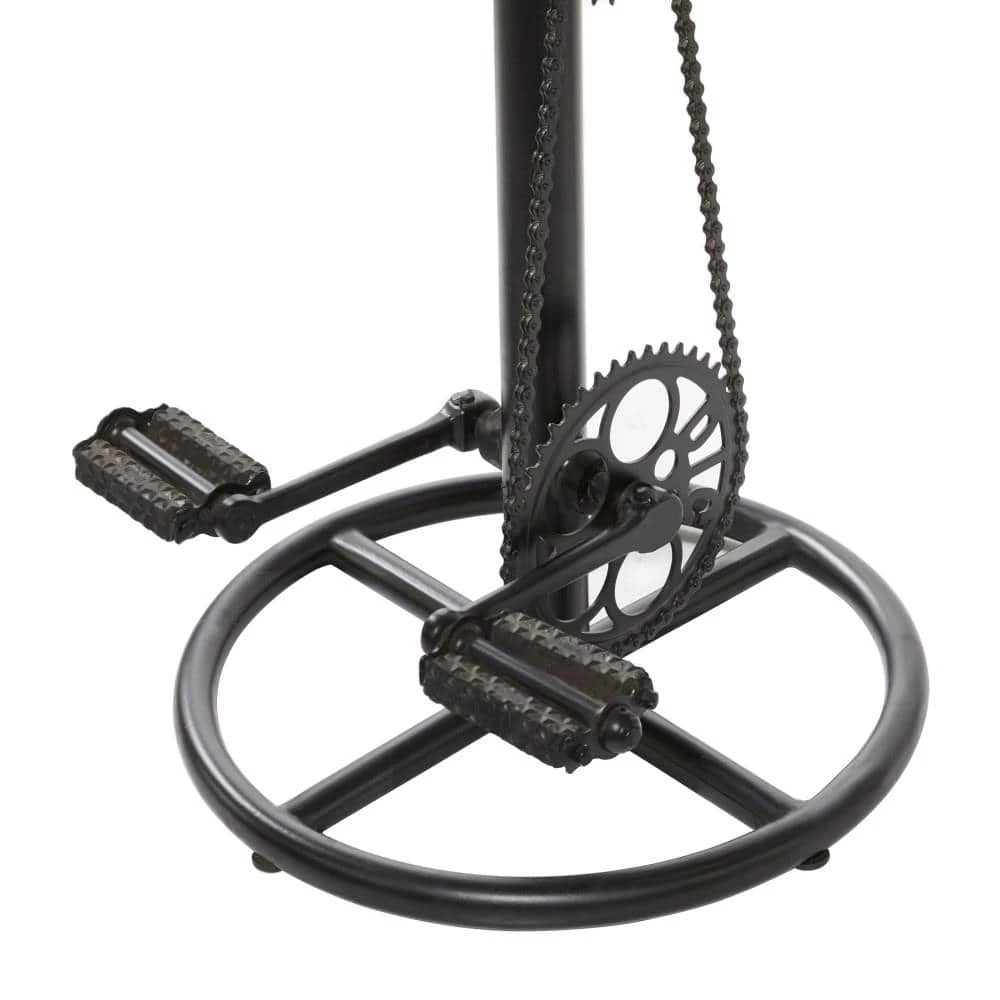 25 in. Brown Industrial Metal Counter Stool by Litton Lane 5 25 in. Brown Industrial Metal Counter Stool by Litton Lane - Image 3