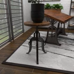 17 in. Brown 29 in. H Round Metal Accent Table by Litton Lane -Outlet Litton Lane Store brown litton lane bar stools 88581 4f 1000