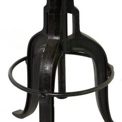 17 in. Brown 29 in. H Round Metal Accent Table by Litton Lane -Outlet Litton Lane Store brown litton lane bar stools 88581 77 1000