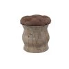 18 in. Brown Wood Rustic Storage Stool by Litton Lane -Outlet Litton Lane Store brown litton lane bar stools 90671 64 1000
