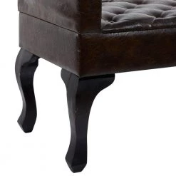 Brown Traditional Bench 25 in. x 53 in. x 18 in. by Litton Lane -Outlet Litton Lane Store brown litton lane bedroom benches 56602 1f 1000