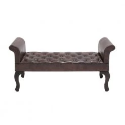 Brown Traditional Bench 25 in. x 53 in. x 18 in. by Litton Lane