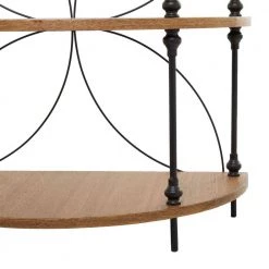 31 in. Brown Wood Traditional 3 Shelf Shelving Unit by Litton Lane 16 31 in. Brown Wood Traditional 3 Shelf Shelving Unit by Litton Lane -Outlet Litton Lane Store brown litton lane bookcases bookshelves 042305 44 1000