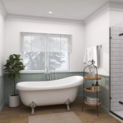 51 in. Brown Metal Traditional 3 Shelf Shelving Unit by Litton Lane -Outlet Litton Lane Store brown litton lane bookcases bookshelves 16402 76 1000