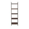69 in. Brown Wood Traditional 5 Shelf Shelving Unit by Litton Lane