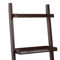 69 in. Brown Wood Traditional 5 Shelf Shelving Unit by Litton Lane -Outlet Litton Lane Store brown litton lane bookcases bookshelves 96112 fa 1000