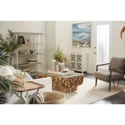 64 in. Brown Wood Farmhouse 5 Shelf Shelving Unit by Litton Lane -Outlet Litton Lane Store brown litton lane bookcases bookshelves 98163 77 1000