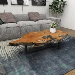 50 in. Brown Round Wood Handmade Live Edge Wood Slab Coffee Table with Black T Stand Base by Litton Lane 24 50 in. Brown Round Wood Handmade Live Edge Wood Slab Coffee Table with Black T Stand Base by Litton Lane -Outlet Litton Lane Store brown litton lane coffee tables 21668 d4 1000