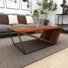 45 in. Brown Rectangle Wood Contemporary Coffee Table by Litton Lane -Outlet Litton Lane Store brown litton lane coffee tables 28818 1d 1000