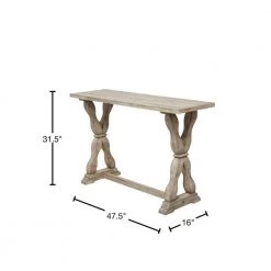 32 in. Brown Wood Farmhouse Console Table by Litton Lane -Outlet Litton Lane Store brown litton lane console tables 040353 40 1000