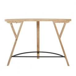 31 in. Brown Wood Modern Farmhouse Console Table by Litton Lane -Outlet Litton Lane Store brown litton lane console tables 042317 66 1000