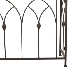 31 in. Brown Metal Farmhouse Console Table by Litton Lane -Outlet Litton Lane Store brown litton lane console tables 042385 44 1000