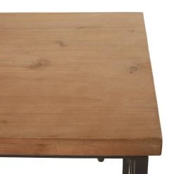 31 in. Brown Metal Farmhouse Console Table by Litton Lane -Outlet Litton Lane Store brown litton lane console tables 042385 fa 1000