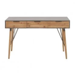 48 in. Brown Rectangle Wood Modern Console Table by Litton Lane