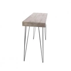 47 in. Brown Rectangle Wood Modern Console Table by Litton Lane -Outlet Litton Lane Store brown litton lane console tables 56974 fa 1000