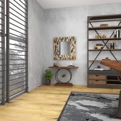 39 in. Brown Rectangle Wood Wide Slatted Top Bike Console Table with Dual Wheel Frame and Tiered Base by Litton Lane 25 39 in. Brown Rectangle Wood Wide Slatted Top Bike Console Table with Dual Wheel Frame and Tiered Base by Litton Lane -Outlet Litton Lane Store brown litton lane console tables 59444 fa 1000