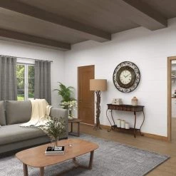 43 in. Brown Rectangle Metal Embossed Floral 1 Shelf Console Table with Ornate Scroll Legs by Litton Lane -Outlet Litton Lane Store brown litton lane console tables 74362 fa 1000