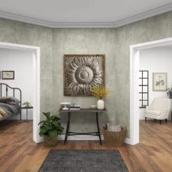 43 in. Brown Rectangle Metal Farmhouse Console Table by Litton Lane -Outlet Litton Lane Store brown litton lane console tables 84253 fa 1000