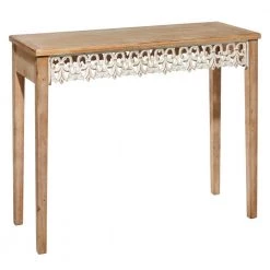 Brown Farmhouse Console Table, 40 in. x 16 in. x 32 in. by Litton Lane
