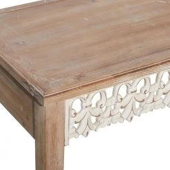 Brown Farmhouse Console Table, 40 in. x 16 in. x 32 in. by Litton Lane -Outlet Litton Lane Store brown litton lane console tables 92153 77 1000
