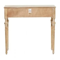 36 in. Brown Rectangle Wood Farmhouse Console Table by Litton Lane -Outlet Litton Lane Store brown litton lane console tables 92162 66 1000