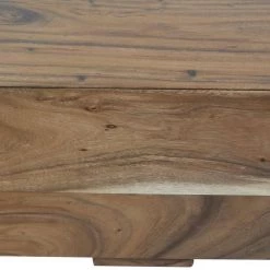 Brown Wood Contemporary Block Bench 15 in. x 71 in. x 16 in. by Litton Lane 10 Brown Wood Contemporary Block Bench 15 in. x 71 in. x 16 in. by Litton Lane -Outlet Litton Lane Store brown litton lane dining benches 042855 40 1000