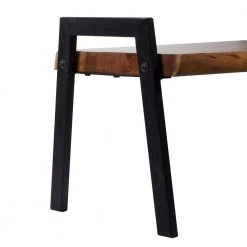 Brown Industrial Bench 22 in. x 72 in. x 19 in. by Litton Lane -Outlet Litton Lane Store brown litton lane dining benches 28763 44 1000